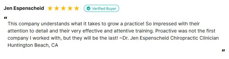 Jen Espenscheid verified buyer review